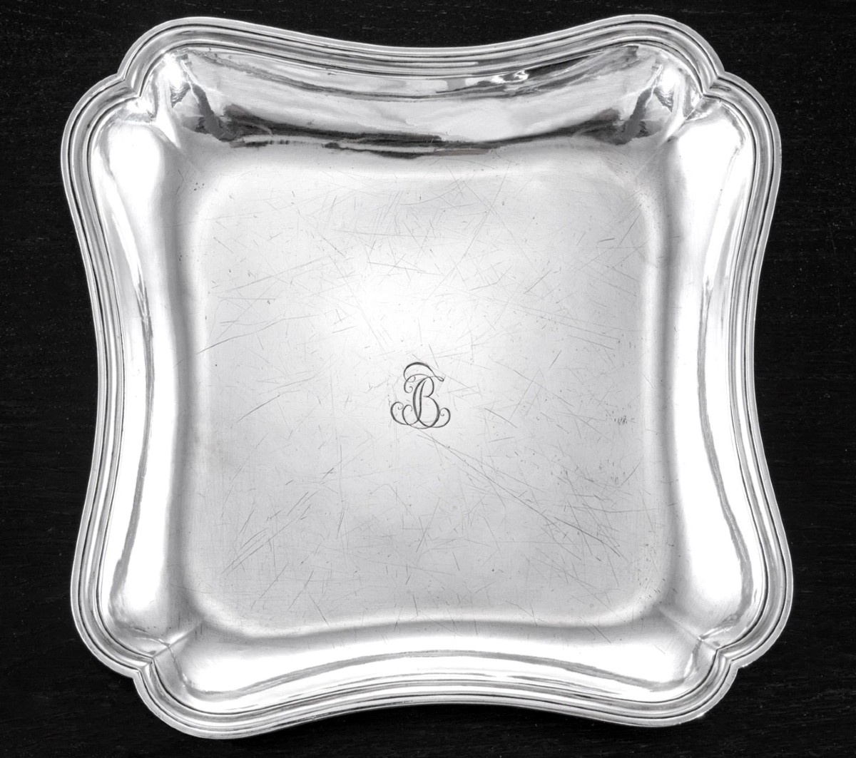 J.B VINAY : Rare Jatte en Argent massif XVIIIème AVIGNON c.1760