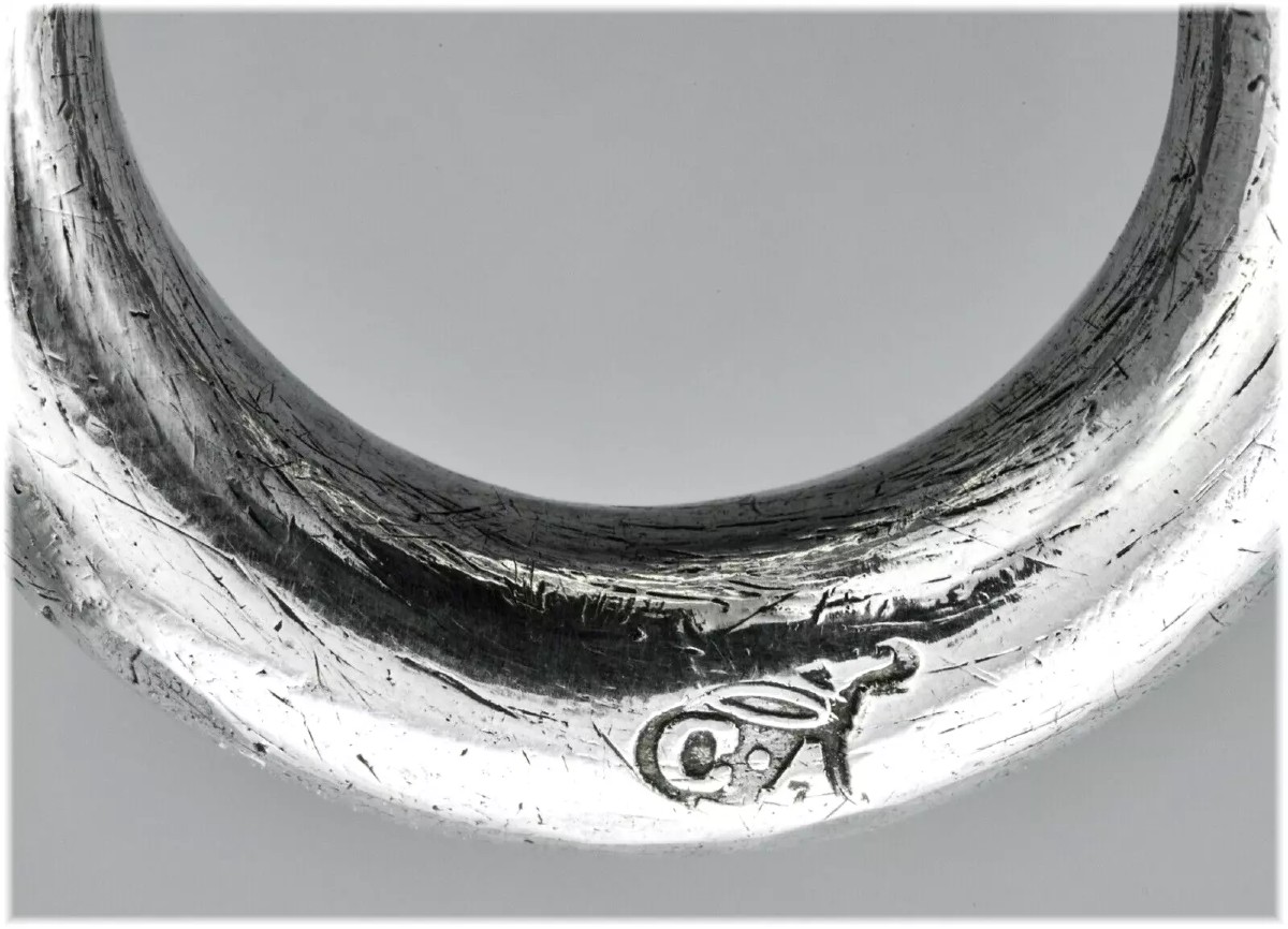 Dulaure: Rare Heavy Solid Silver Wine Taster From Auvergne, Riom 1787 - 132 G-photo-2