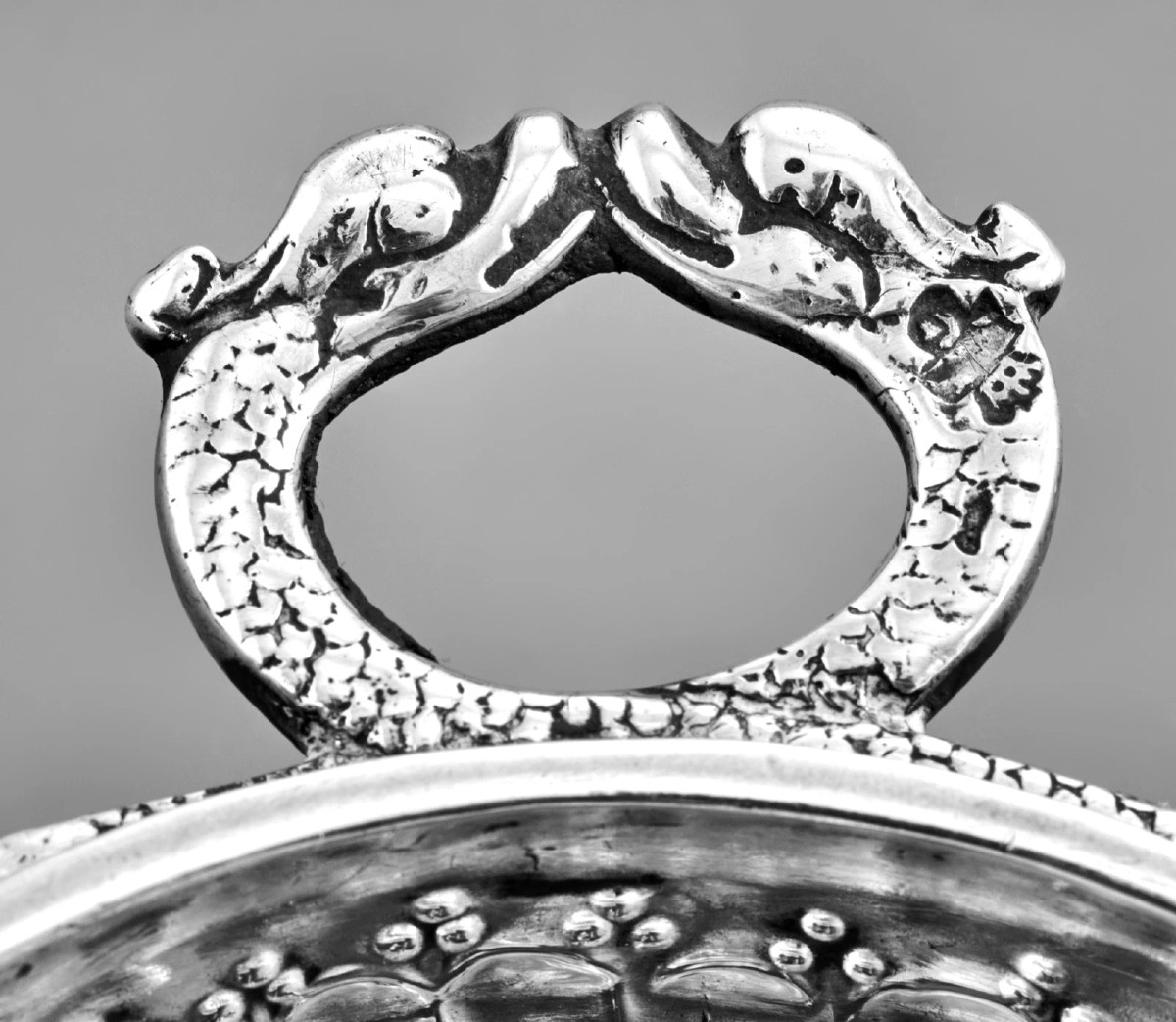 LE GOUEL : Rare Taste-Vin en Argent prise Canards 18ème CHATEAU-THIERRY 1757-58-photo-5