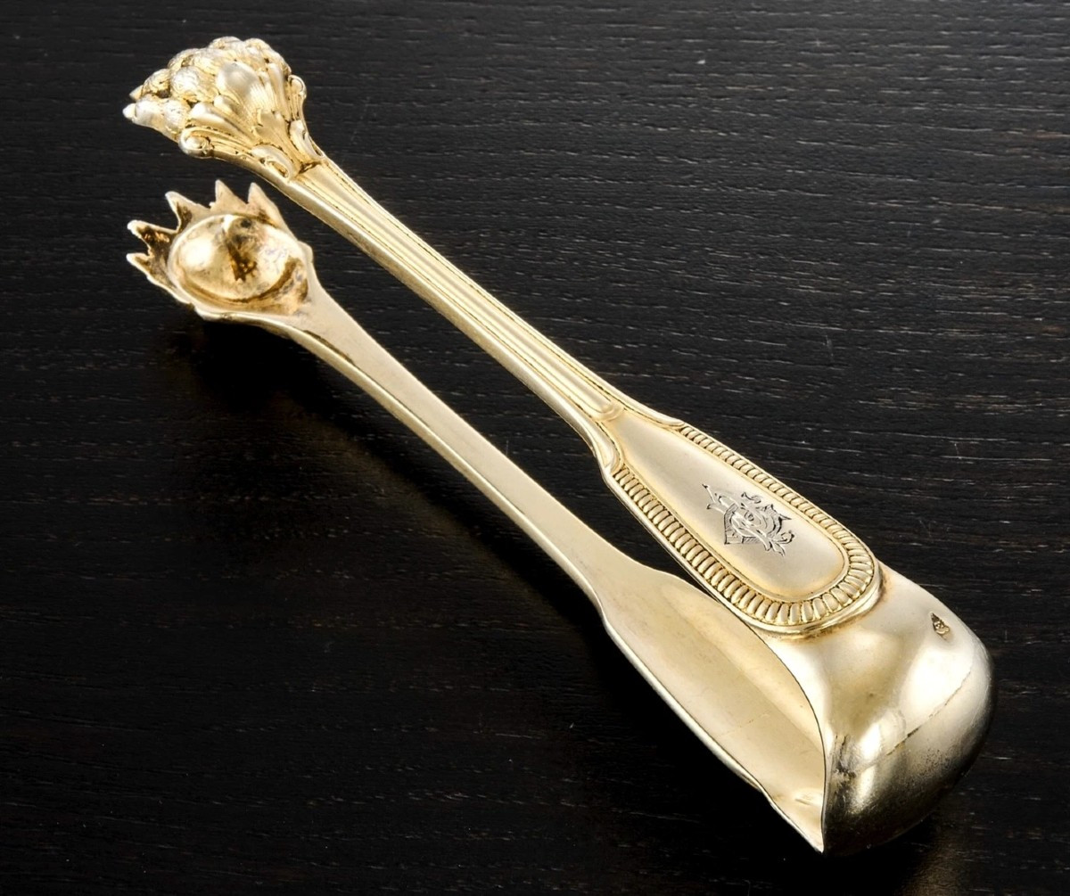 Puiforcat: 14-piece Vermeil Sterling Silver Tea Service - Original Box-photo-4