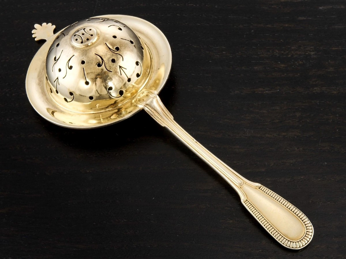 Puiforcat: 14-piece Vermeil Sterling Silver Tea Service - Original Box-photo-5