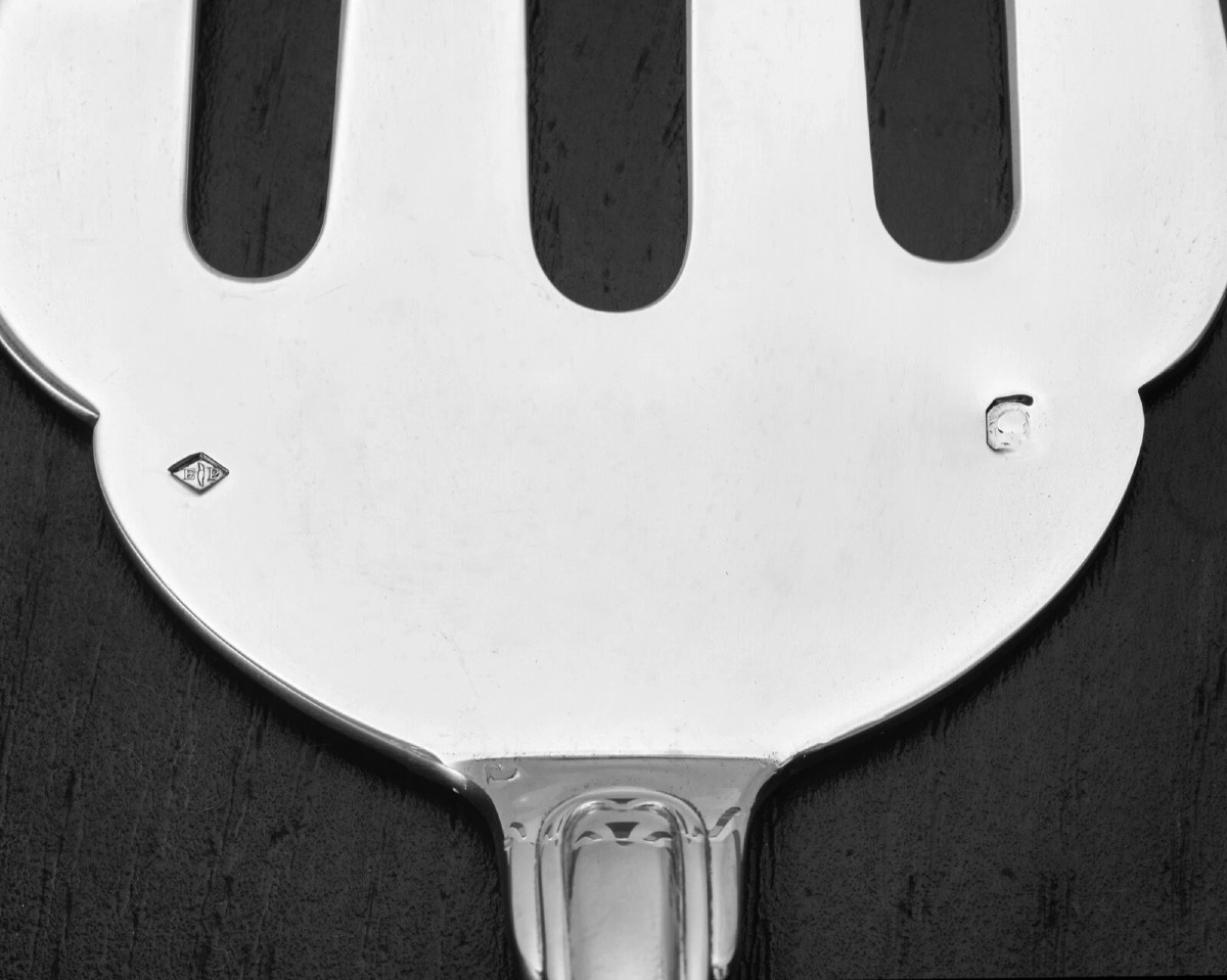 PUIFORCAT : Service à Poisson en Argent massif de modele ELYSEE-photo-4