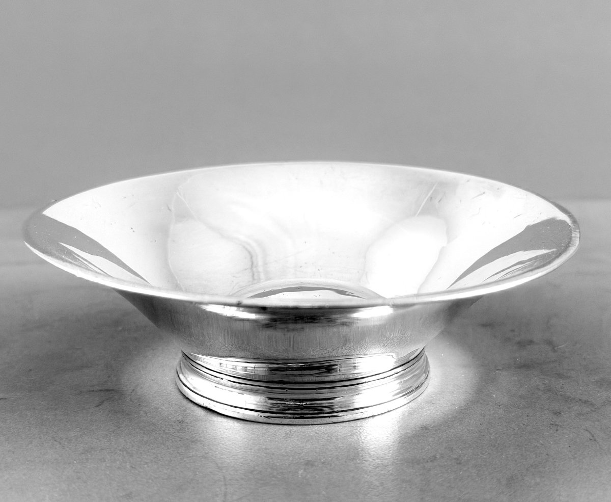 Toy: Taste Vin With Umbilicus In Solid Silver 18th Century 115grs Bordeaux 1783-84-photo-2