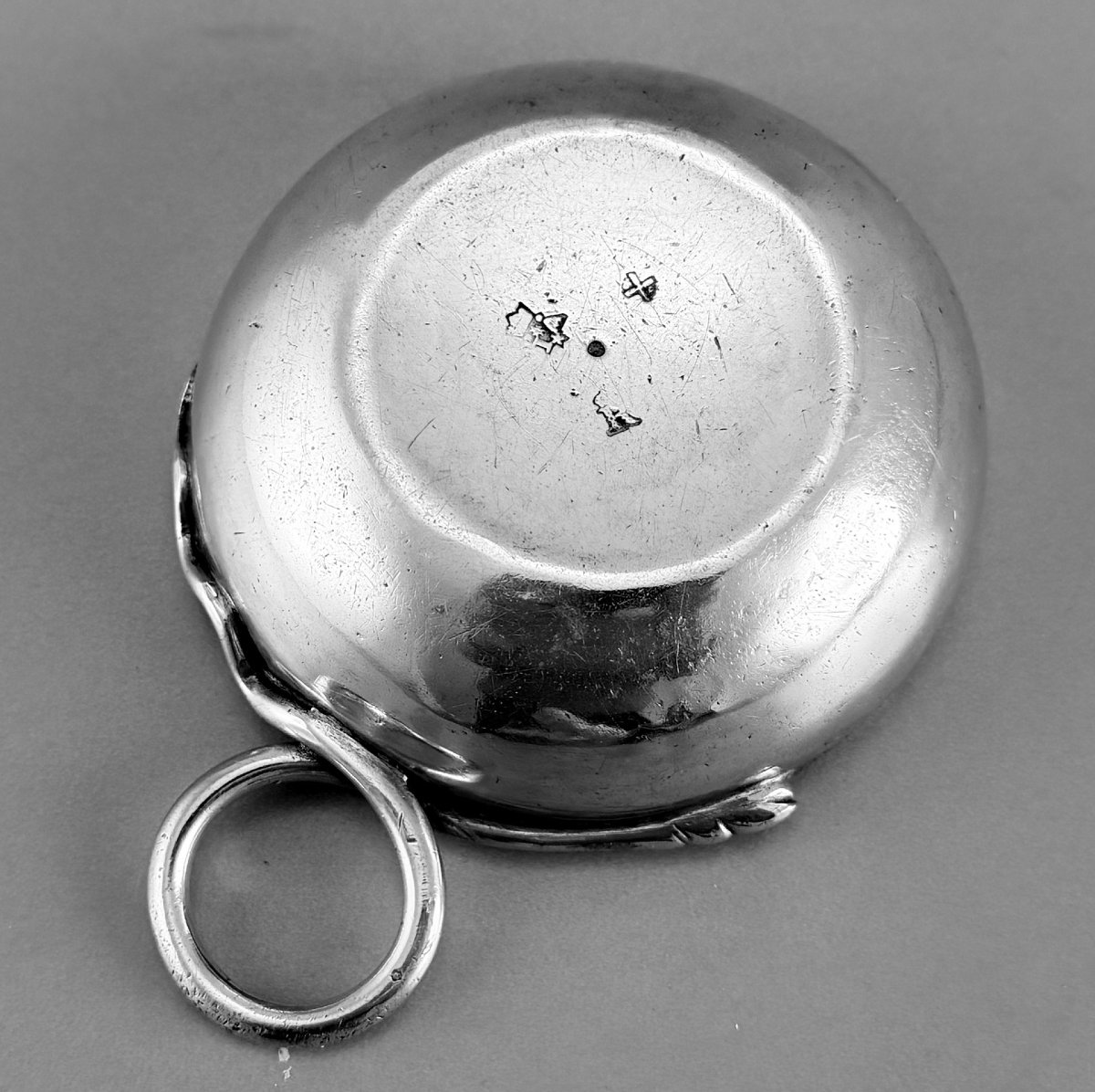 Sterling Silver Wine Taster Auvergne 126,2gr Moulins 1784-photo-2