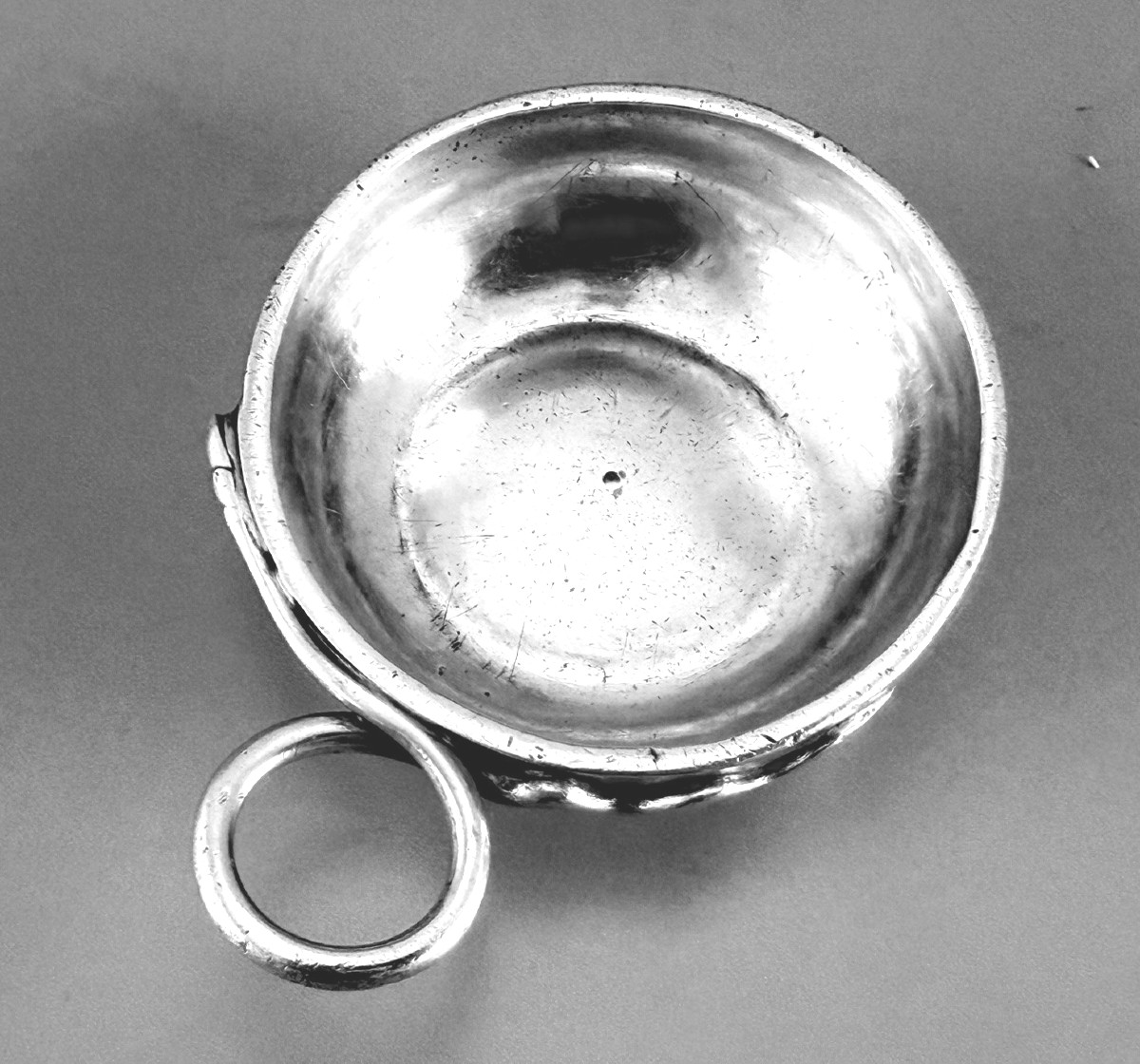 Sterling Silver Wine Taster Auvergne 126,2gr Moulins 1784