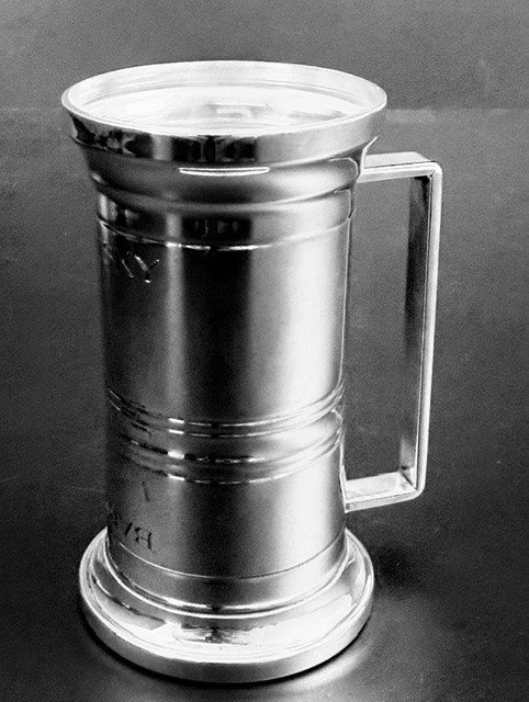  Solid Silver Double Whiskey Measuring Set + 122 Grs