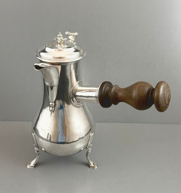 BAZILLE : Grande Cafetière en Argent massif XVIIIeme MONTPELLIER 1757