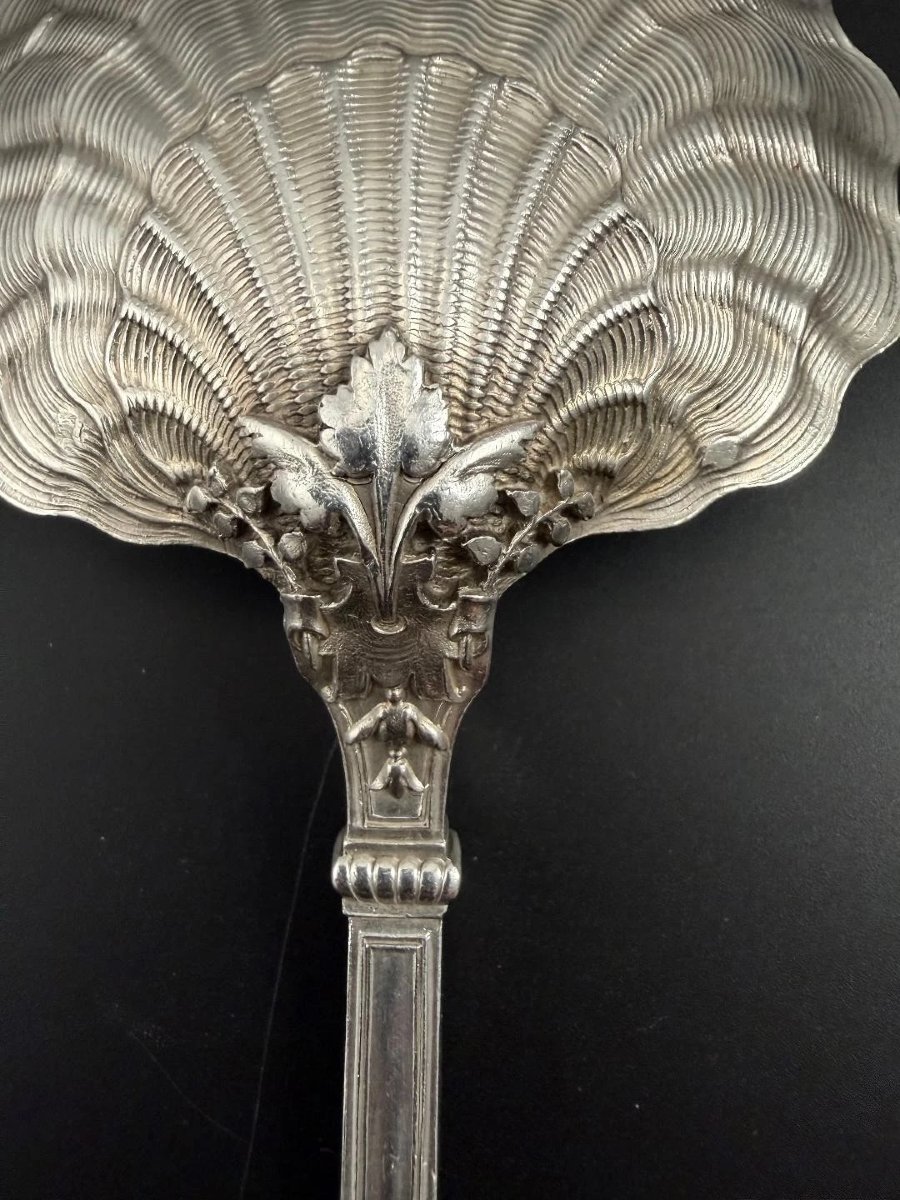 Henin & Vivier: Solid Silver Vermeil Strawberry Scoop "mascaron"-photo-4