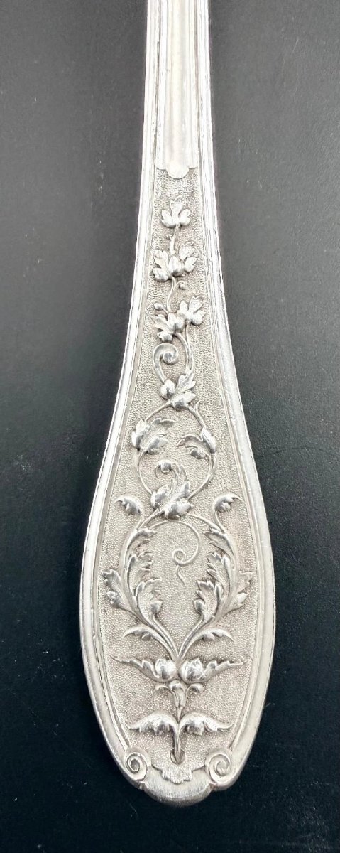 Henin & Vivier: Solid Silver Vermeil Strawberry Scoop "mascaron"-photo-3