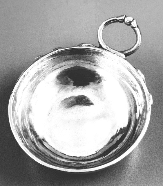 Louis-joseph Clert: "rare Taste" Wine Bottle In Solid Silver, 128.4 G, Luçon 1782–84