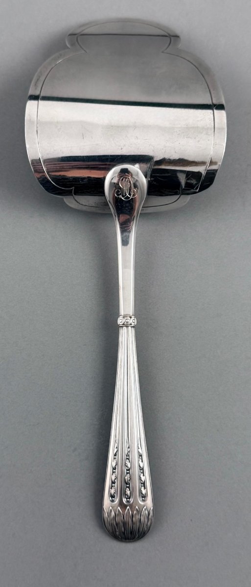 CARDEILHAC : Grande Pelle de Service en Argent massif époque circa 1900-photo-4