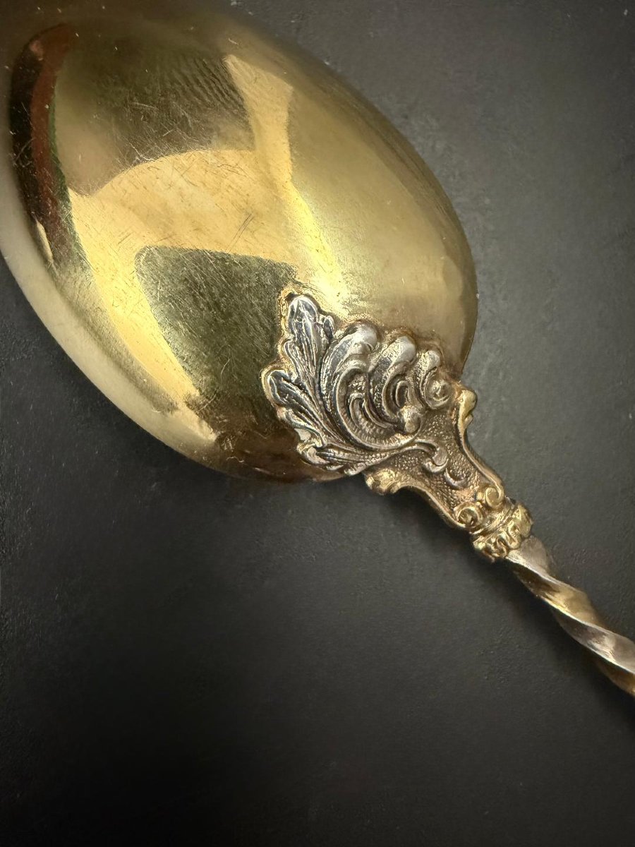 Henri Gabert: Louis XV-style Silver And Vermeil Tea Set-photo-1