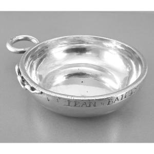 Lumiere: Heavy Rare Taste Vin In Solid Silver 139.2 Gr Orleans 1760-61