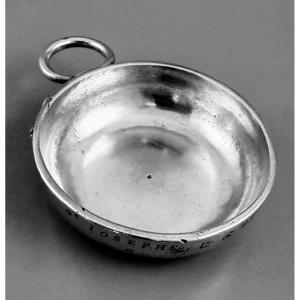 Baube: Extremely Rare Large "taste Vin" Coin In Solid Silver, 111.8 Grams, Tours 1754