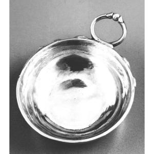 Louis-Joseph CLERT : Rare Taste vin en Argent massif 128,4gr LUÇON 1782-84