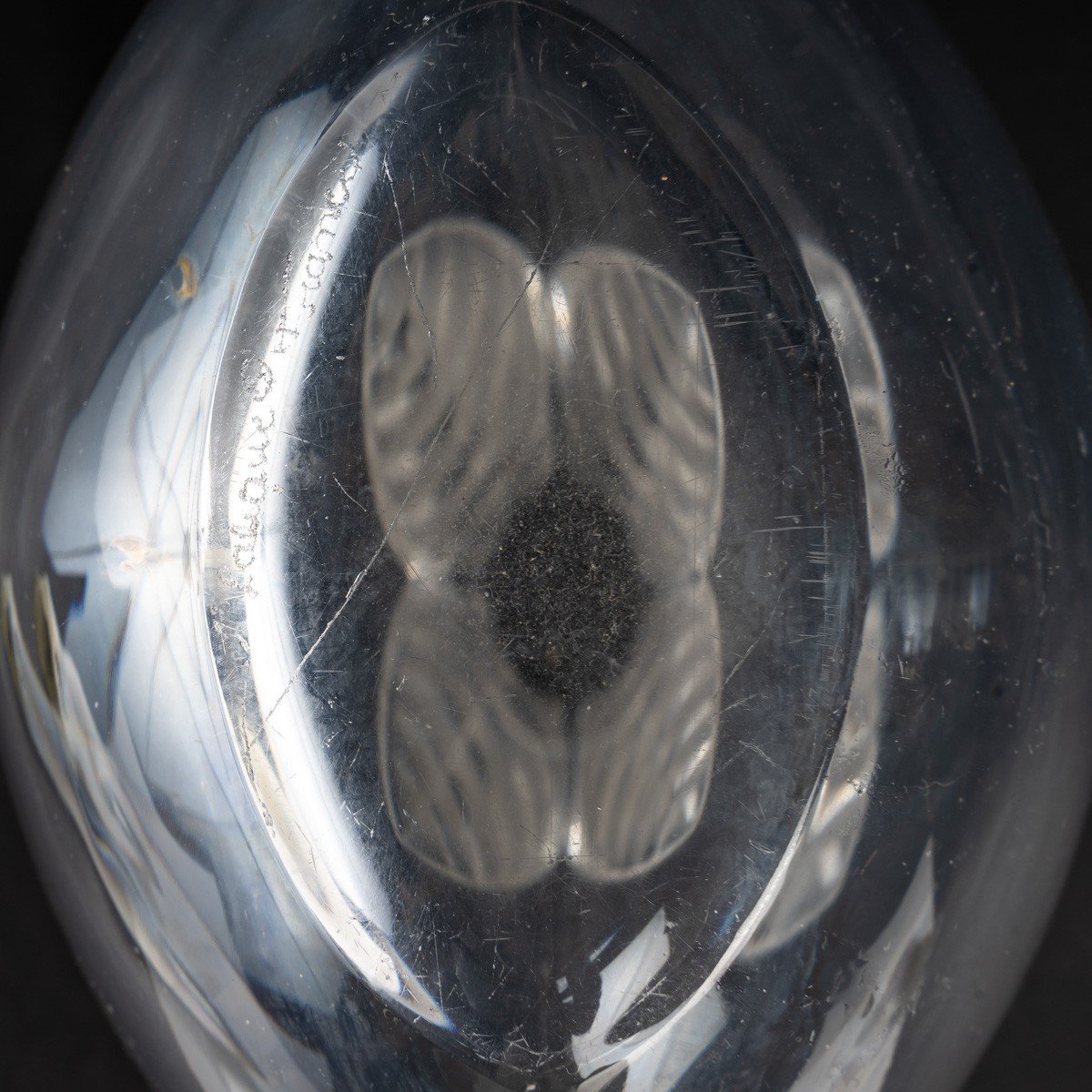 Maison Lalique Vase Modèle "Osumi" crée par Marie Claude Lalique (descendante de René Lalique)-photo-2