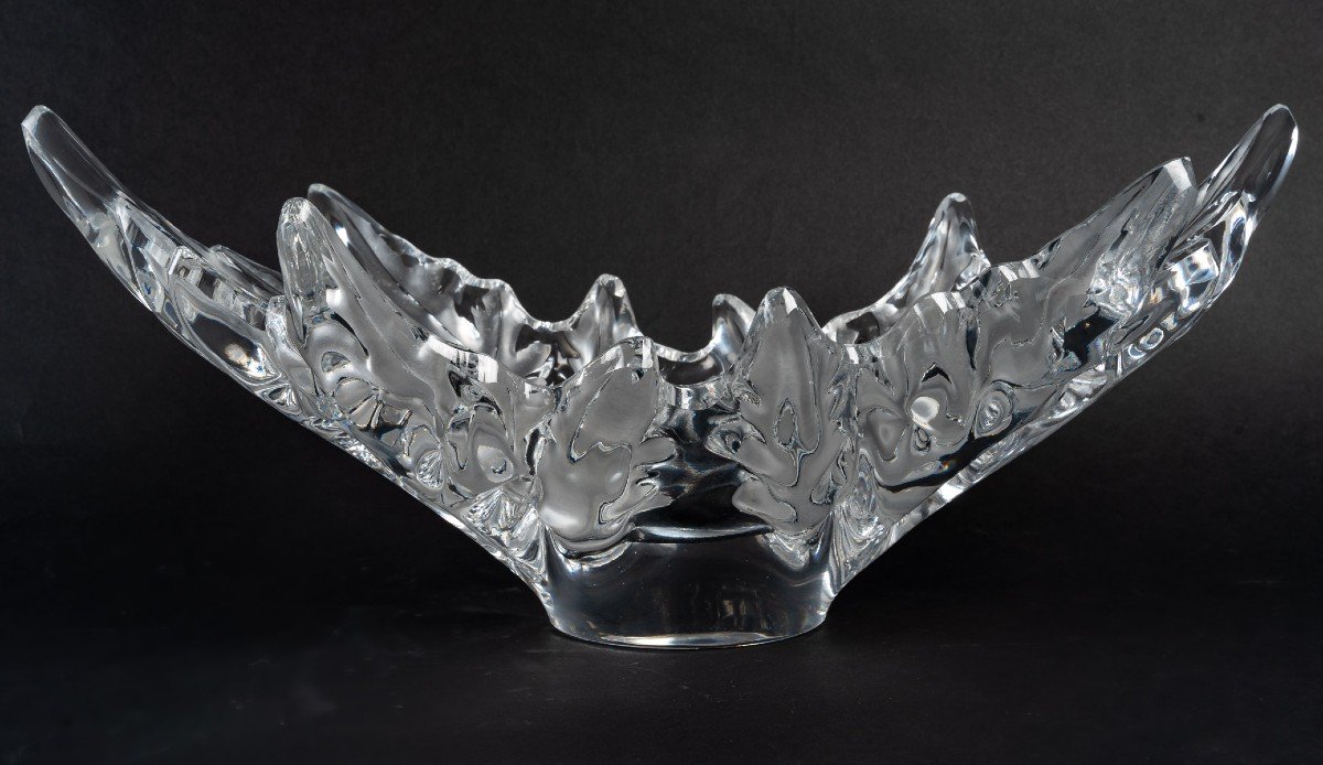 Maison Lalique Coupe Modèle "Champs Elysées créée par Marc Lalique (fils de René Lalique)