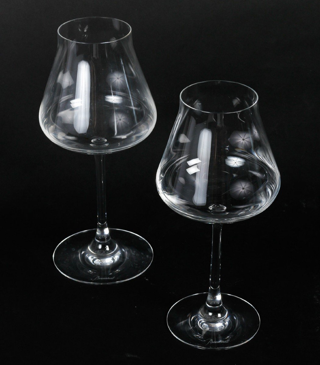 Baccarat Crystal Tasting Glasses, “château” Model-photo-3