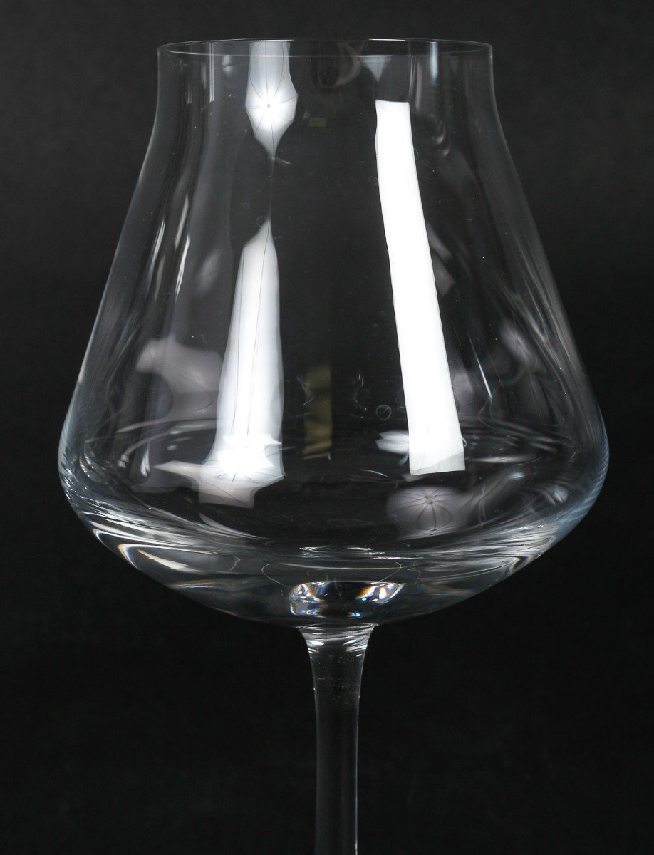 Baccarat Crystal Tasting Glasses, “château” Model-photo-1