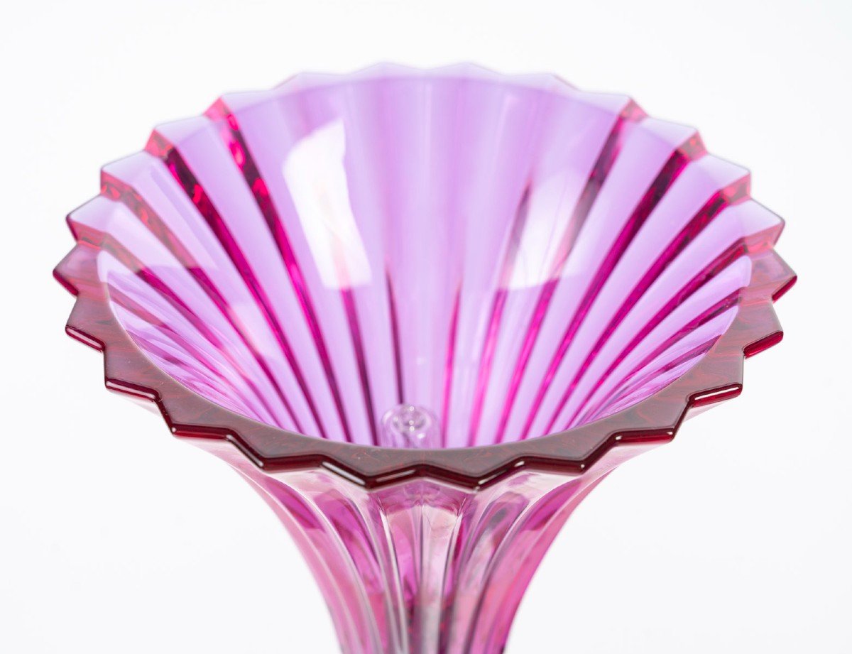 Mathias Pour La Cristallerie Baccarat Collection "Mille Nuits"  Paire De Lampes De Table -photo-1