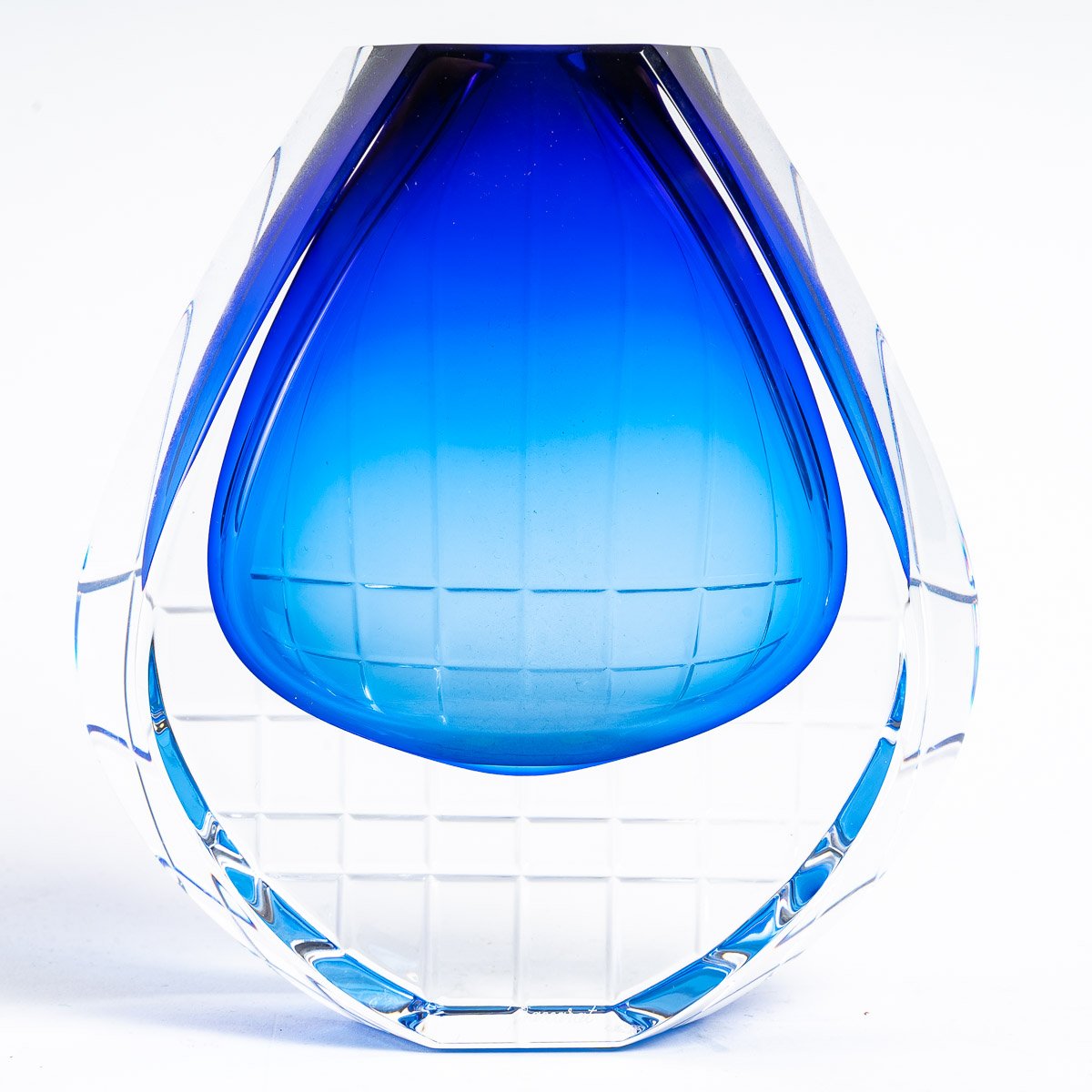 Baccarat Crystal Trio Of Vases Of The "neptune" Model By Thomas Bastide-photo-4