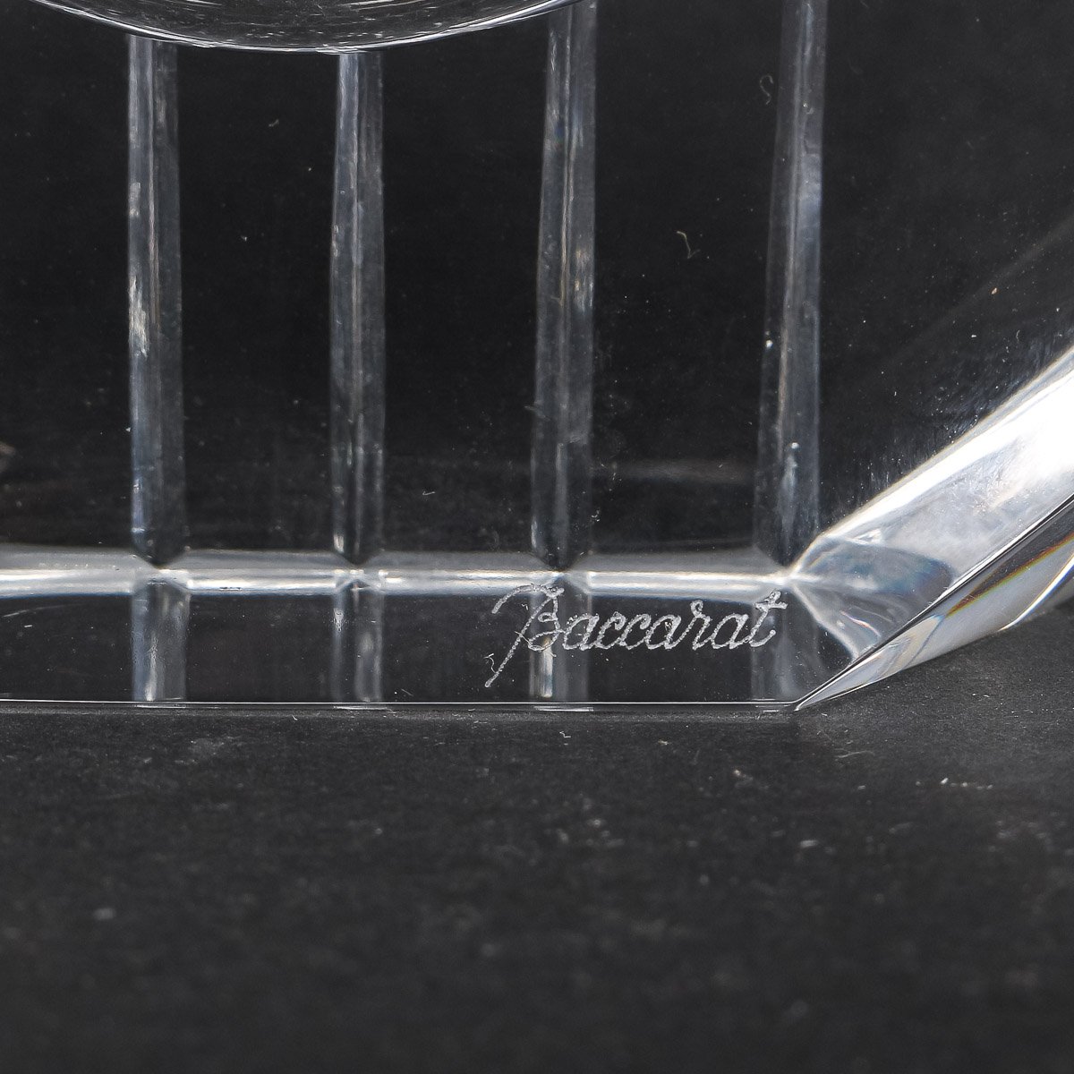Baccarat Crystal Trio Of Vases Of The "neptune" Model By Thomas Bastide-photo-7