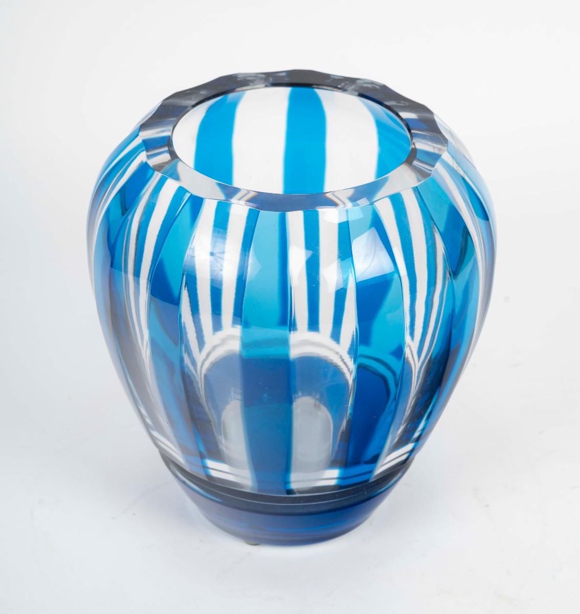 Cristallerie Saint Louis, vase modèle Mongolfière-photo-2