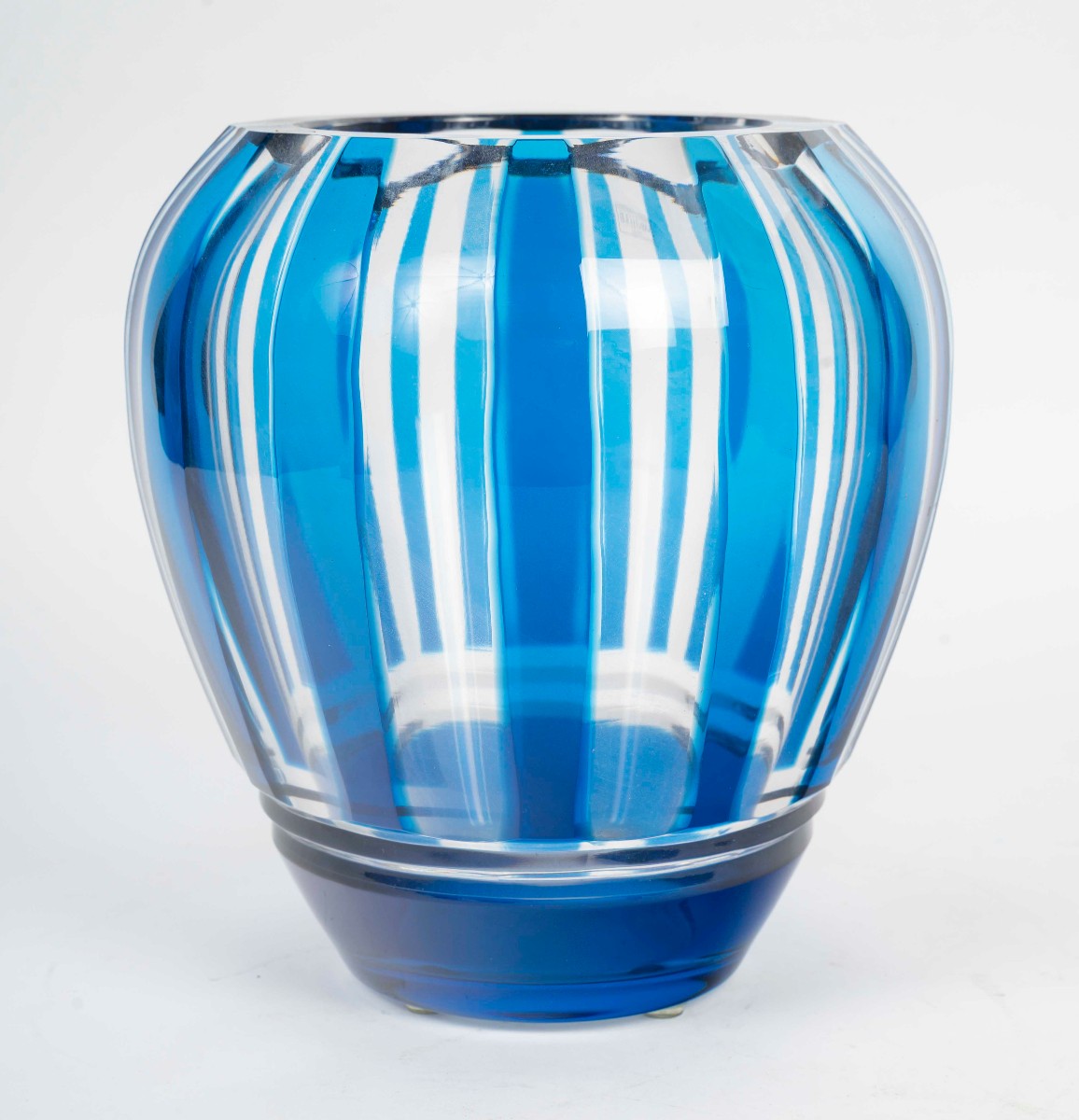 Cristallerie Saint Louis, vase modèle Mongolfière