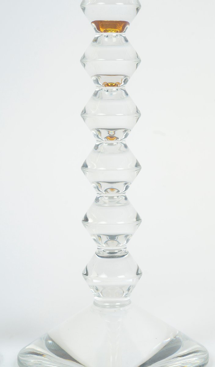 Baccarat Crystal, 2 Vega Flutissimo Model Flutes, New In Their Boxes-photo-2