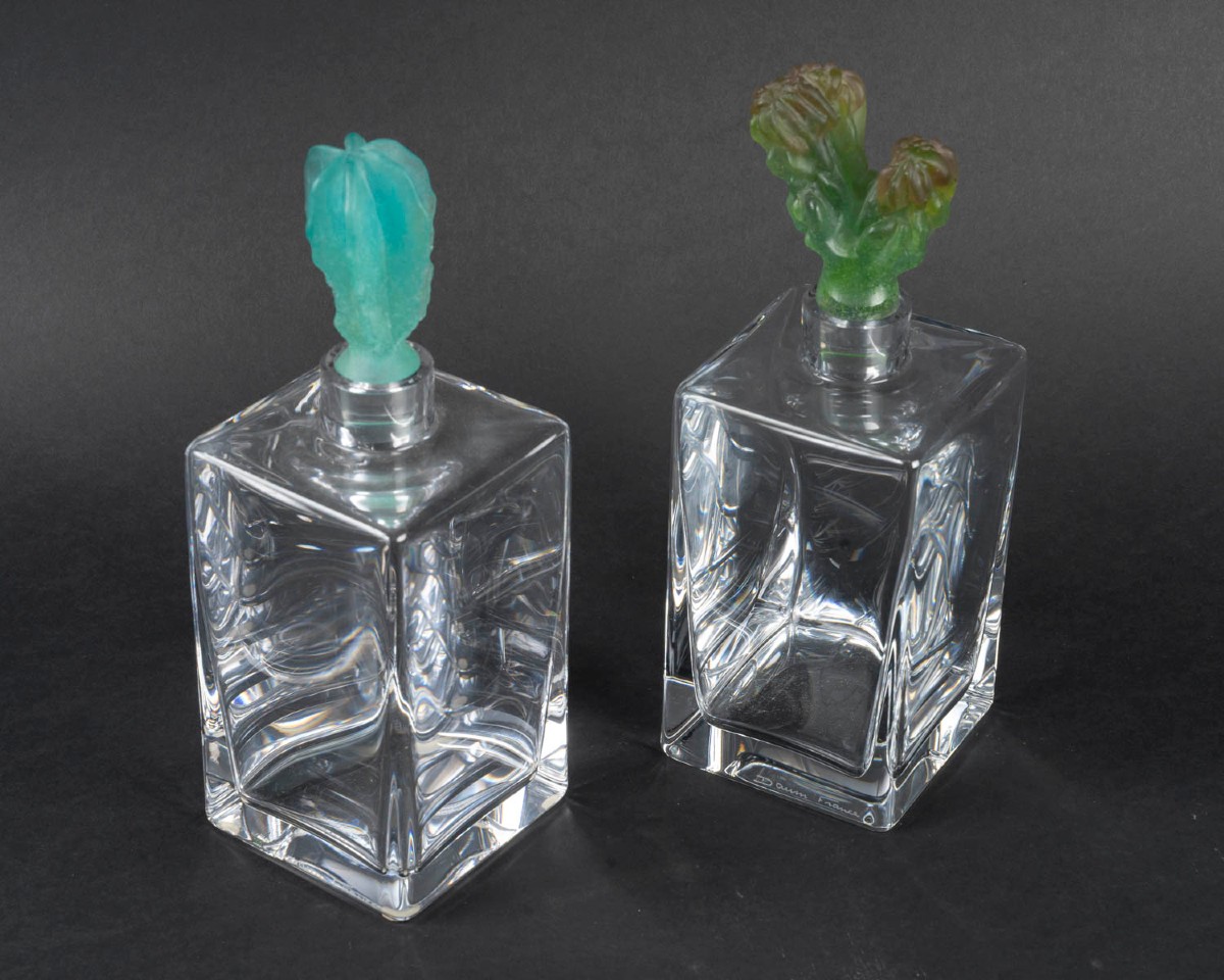 Hilton Mc Connico For Daum France, Cactus Model Decanter Duo-photo-2