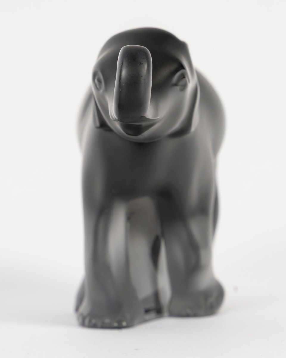 Lalique France, statuette élephanteau modèle Timori de Marie-Claude Lalique, boîte d'origine-photo-2