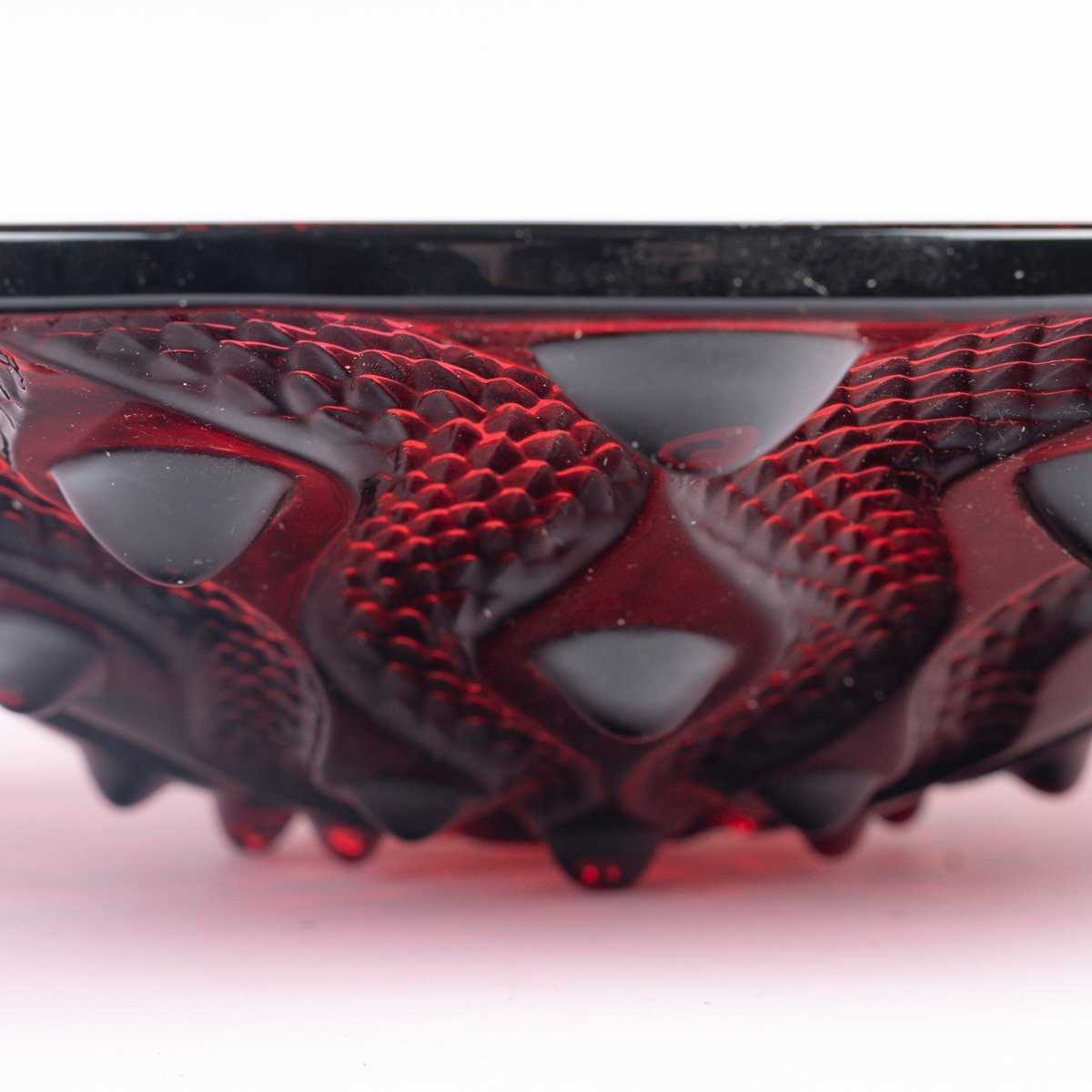 Maison Lalique France, coupe modèle Serpentine dans sa boîte d'origine-photo-1