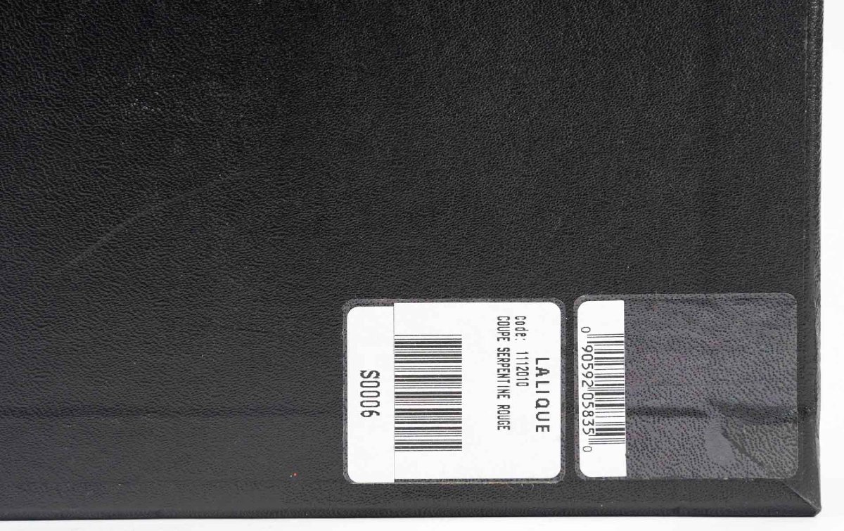 Maison Lalique France, coupe modèle Serpentine dans sa boîte d'origine-photo-7