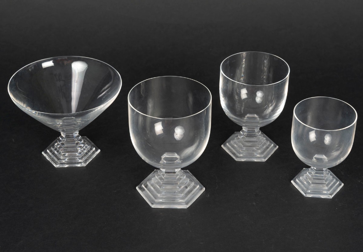 Baccarat Crystal, Orsay Pattern Glassware Service Created By Thomas Bastide-photo-2
