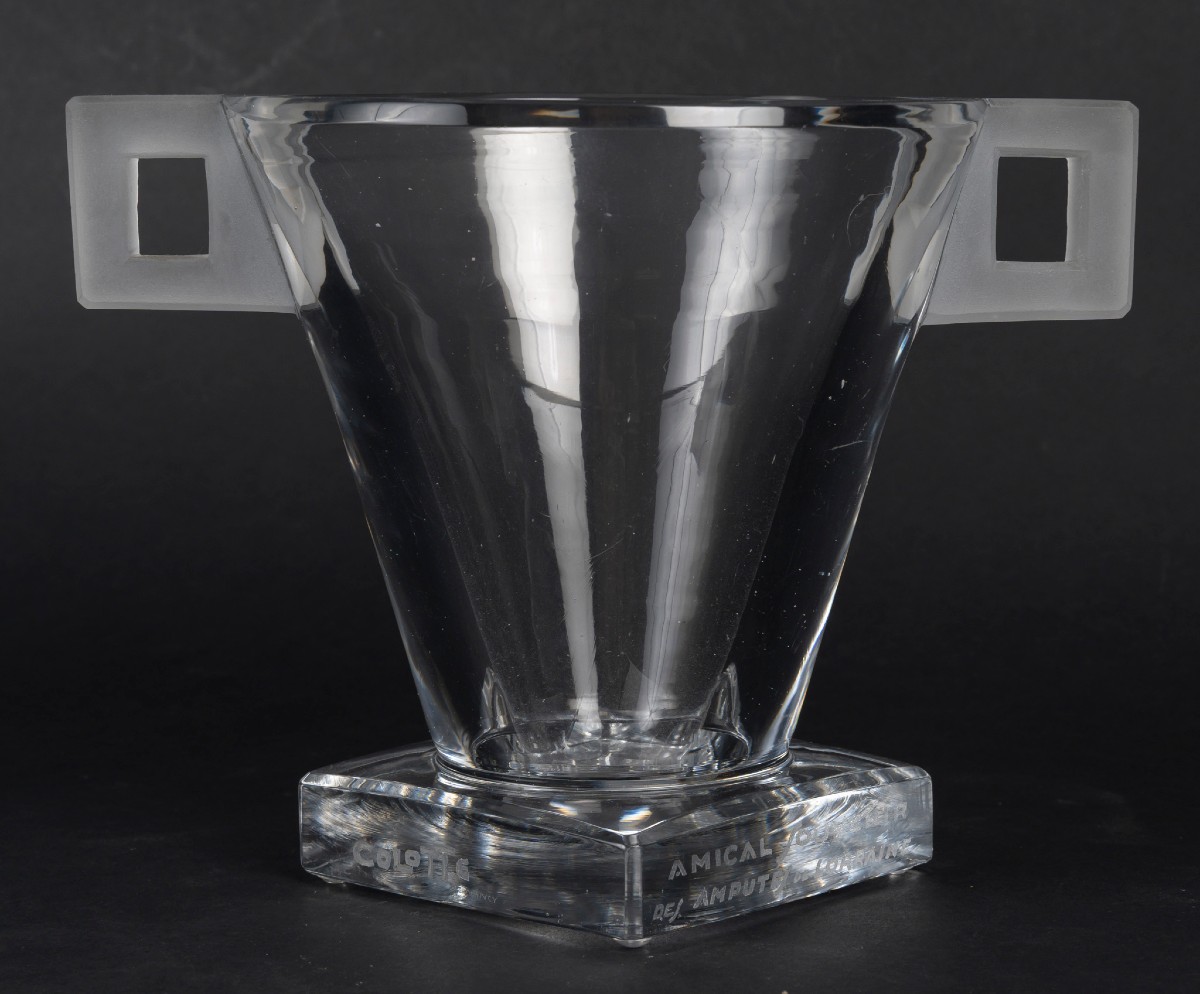 Aristide Colotte, Commemorative Vase, Unique Piece.