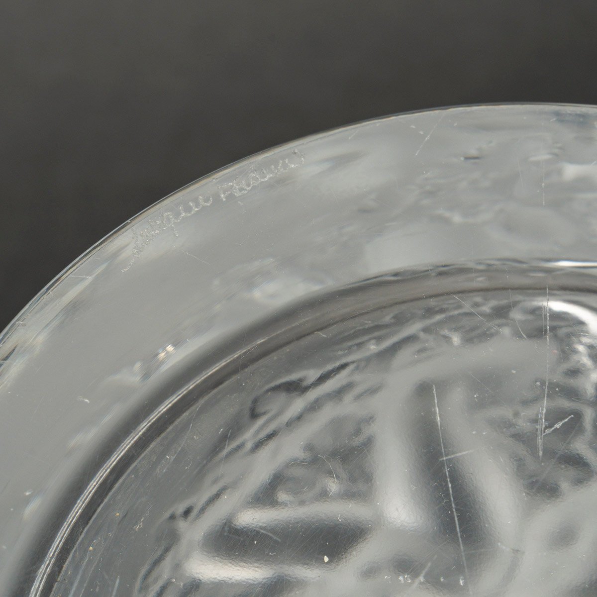 Maison Lalique France, vase ou seau à champagne modèle Ganymède-photo-4