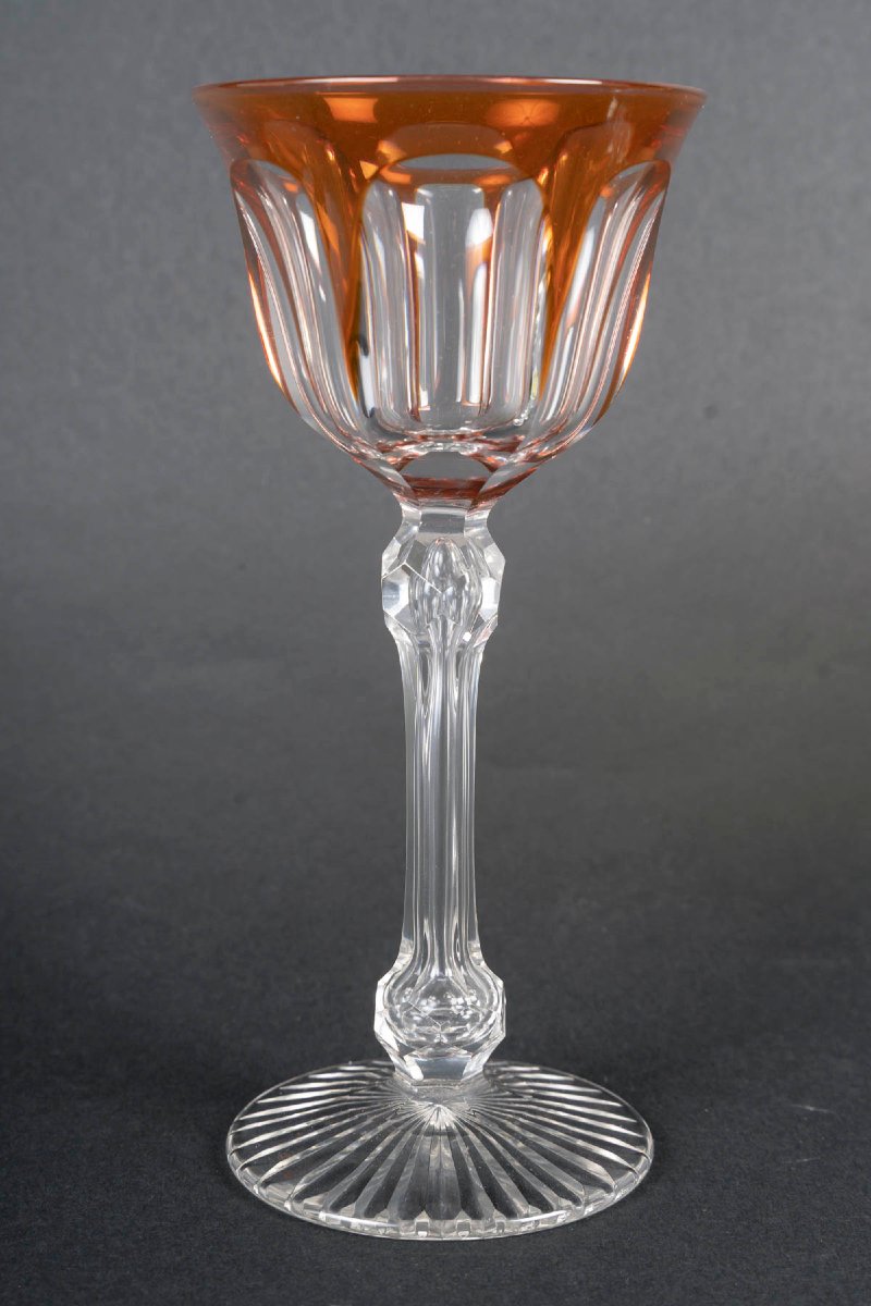 Cristallerie Saint Louis, 12 verres de type Roemer,  modèle DEWEY-photo-3