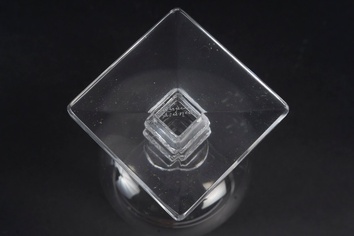 Maison Lalique France, suite de 6 verres à Bière, modèle Argos-photo-2