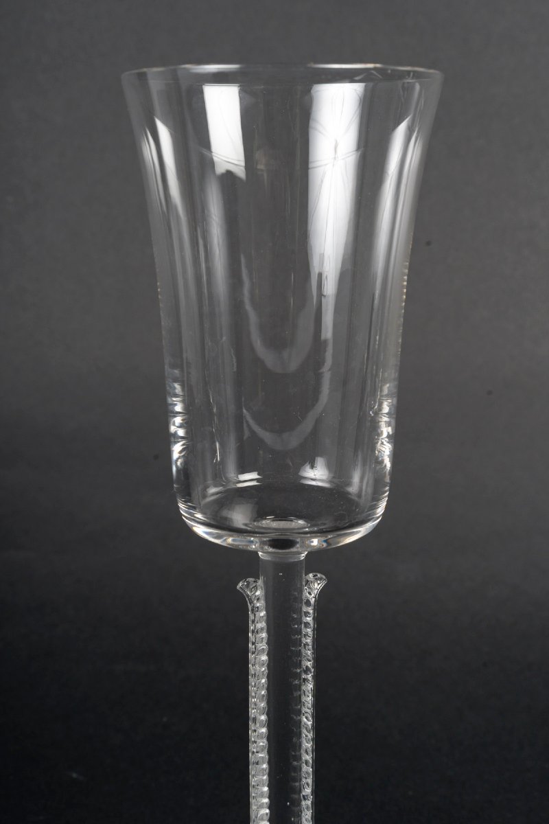 René Lalique, Set Of 33 "cannes" Glasses-photo-3