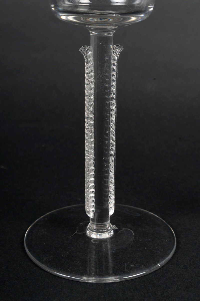 René Lalique, Set Of 33 "cannes" Glasses-photo-4