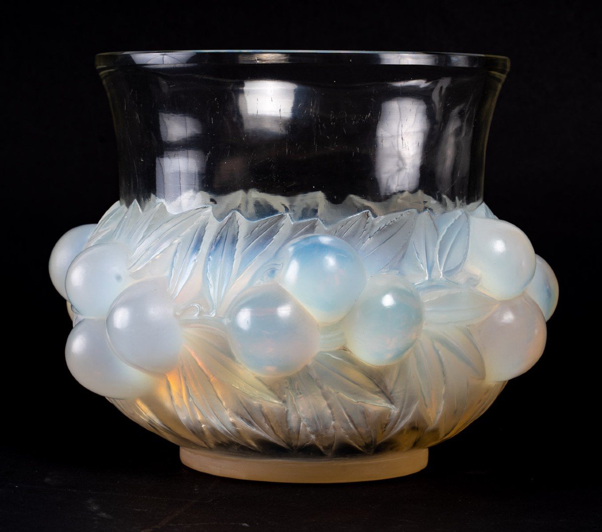 Vase  Prunes René Lalique-photo-1