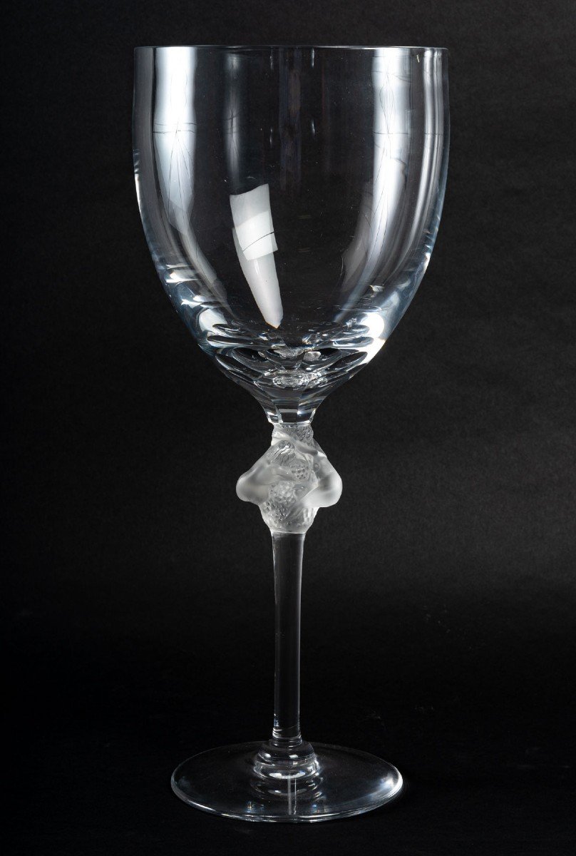 Lalique Grand Vase modèle « Roxane »