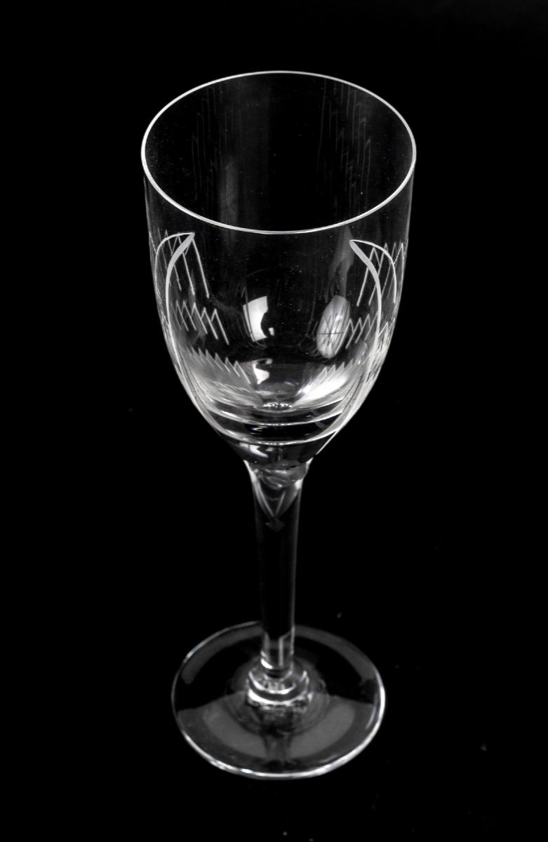 Lalique France "smiling Angel" Champagne Glass-photo-2