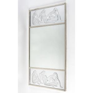 Mirrors Model “les Causeuses” Large Size And Small Size, Creation By Marie Claude Lalique
