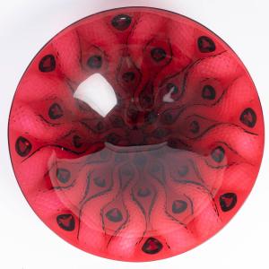 Maison Lalique France, coupe modèle Serpentine dans sa boîte d'origine