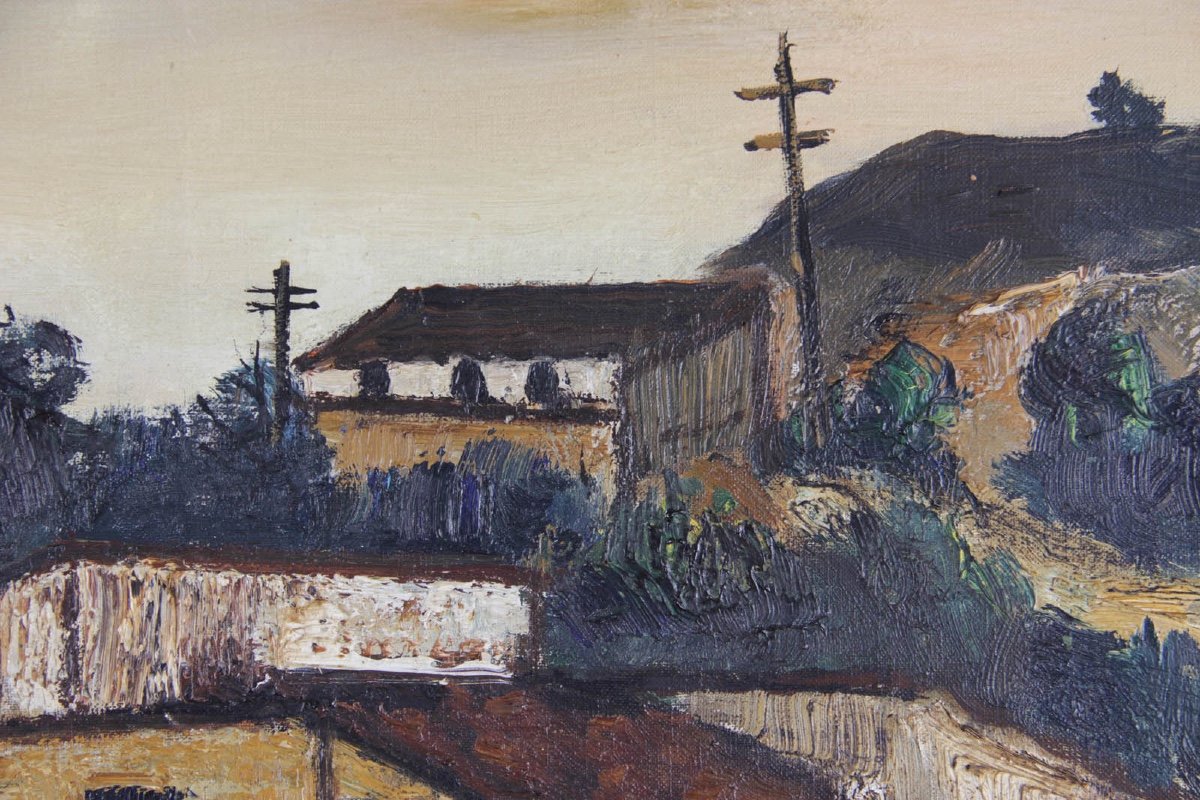 Gaston Sebire (1920-2001): Landscape Of Spain-photo-4