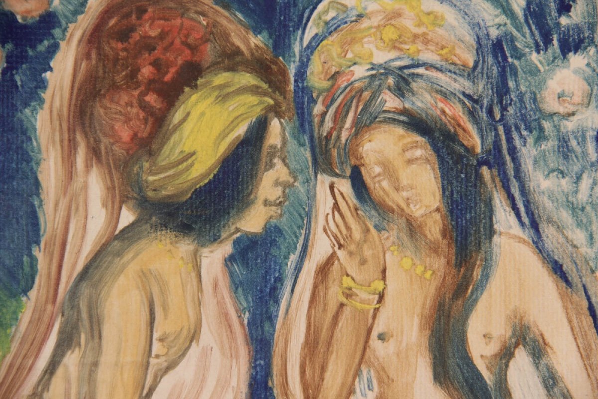 Georges Manzana Pissarro (1871-1961) : Les Femmes Turques-photo-3