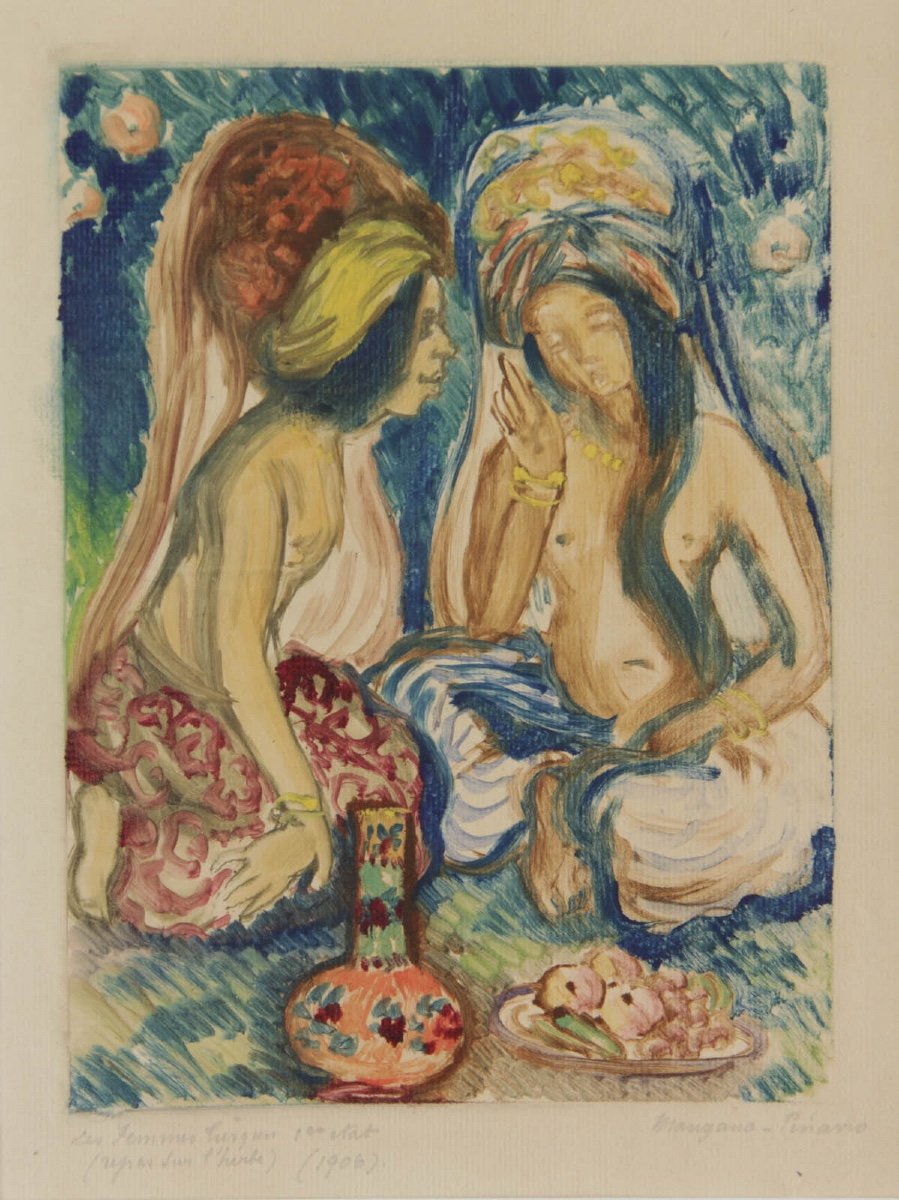 Georges Manzana Pissarro (1871-1961) : Les Femmes Turques