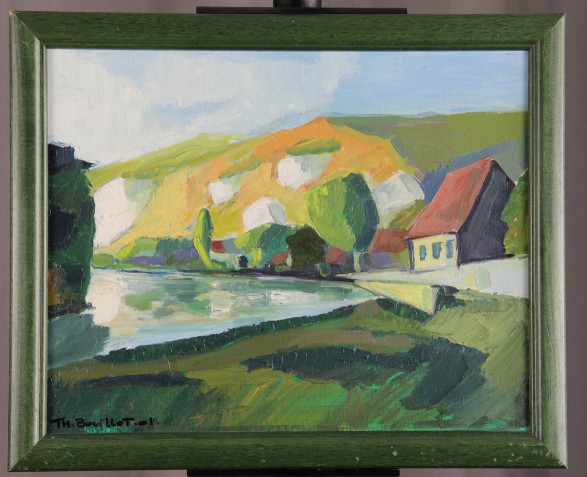 Thierry Bouillot : Bord De Seine Au Petit Andely-photo-5