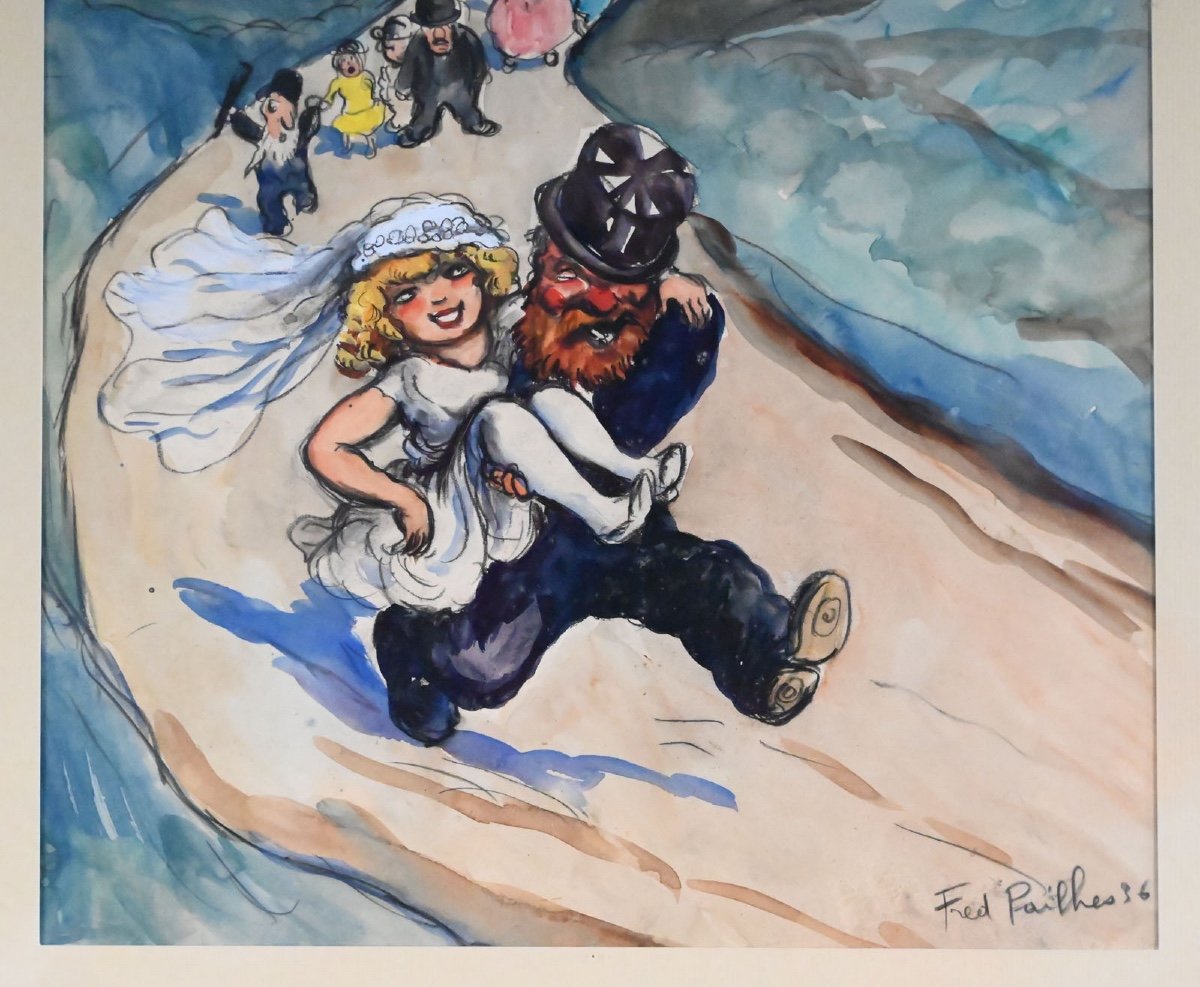 Fred Pailhes (1902-1991): The Bride And Groom, 1936-photo-4